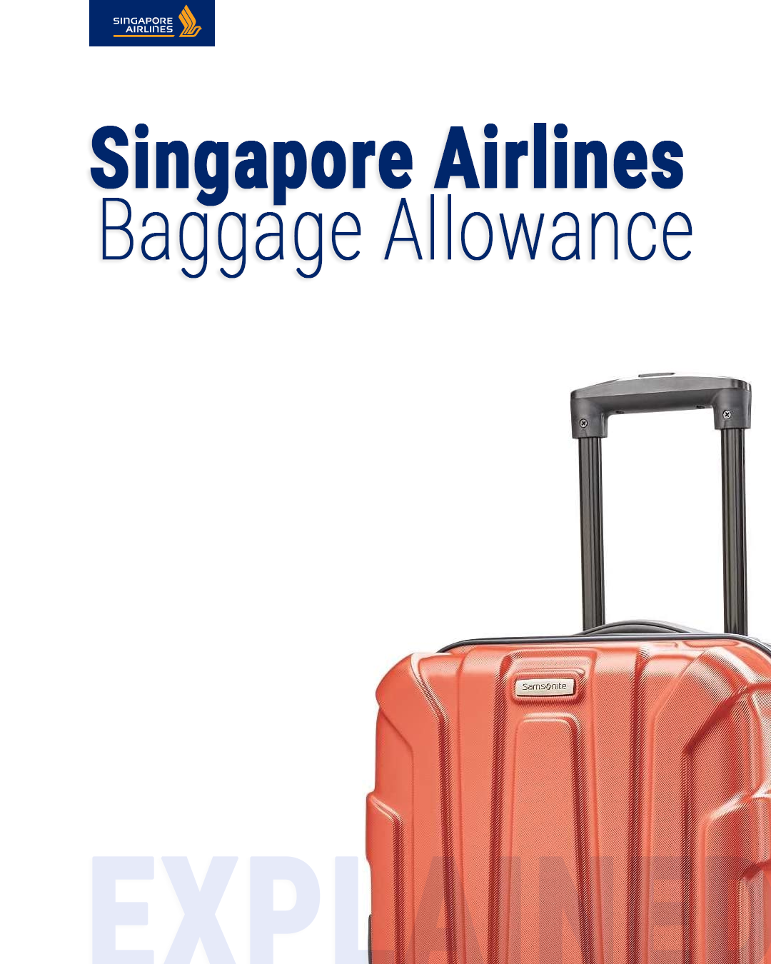 How Strict Is Singapore Airlines Baggage Allowance? 2023