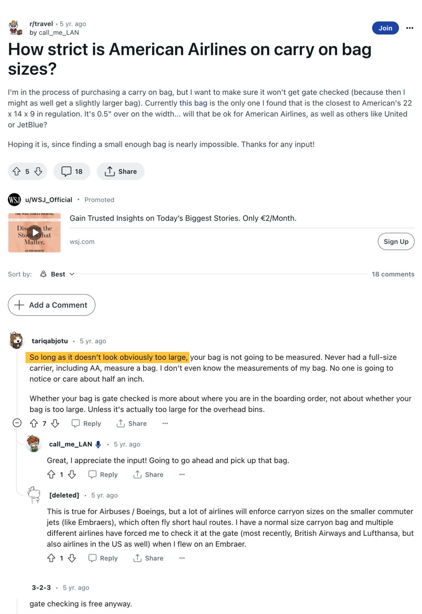 How Strict Is American Airlines With Carryon size? 2024