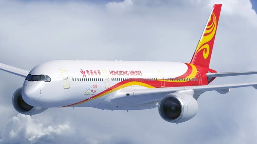 Hong Kong airlines airplane