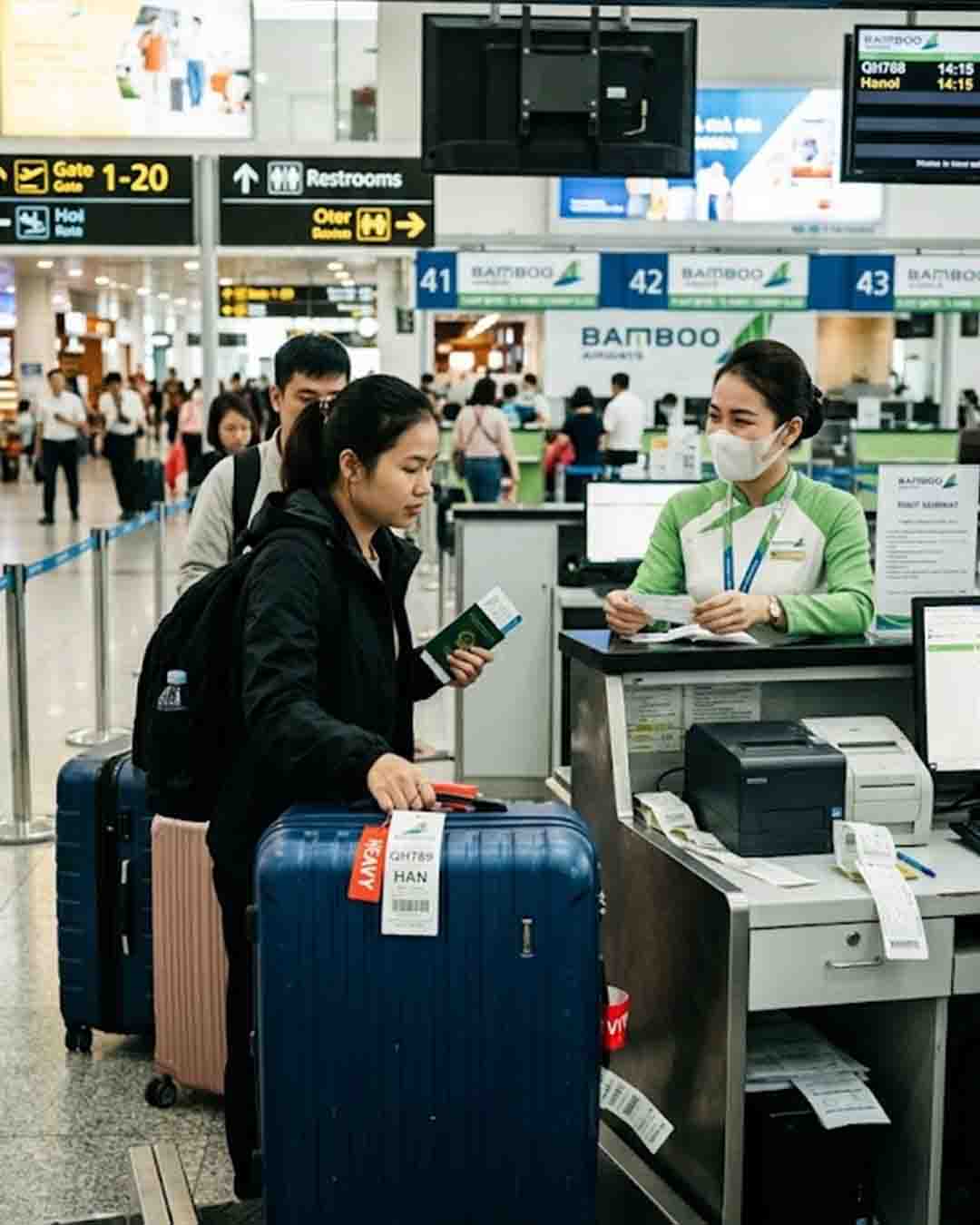 bamboo airways checked baggage policy