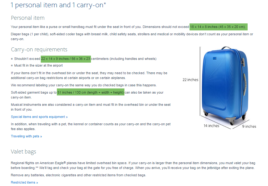 tsa carry on weight limit