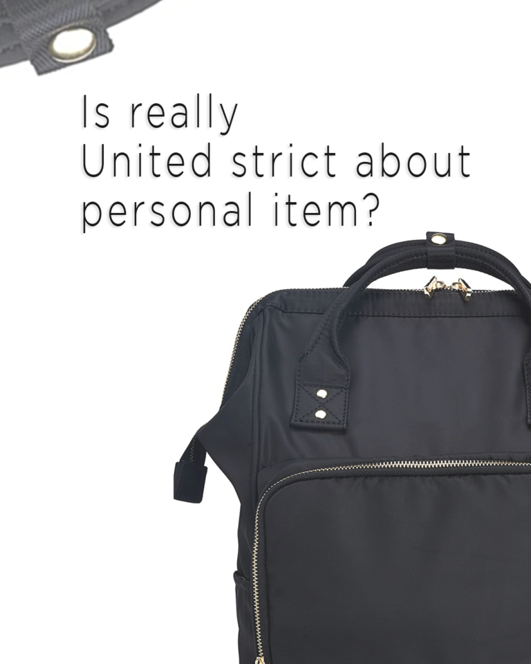 How Strict Is United About Personal Item 2024? TRAVELCLOSELY