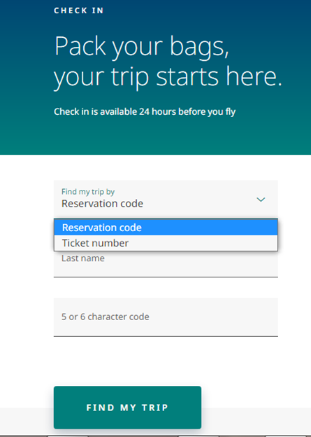 How do I check in with WestJet-5