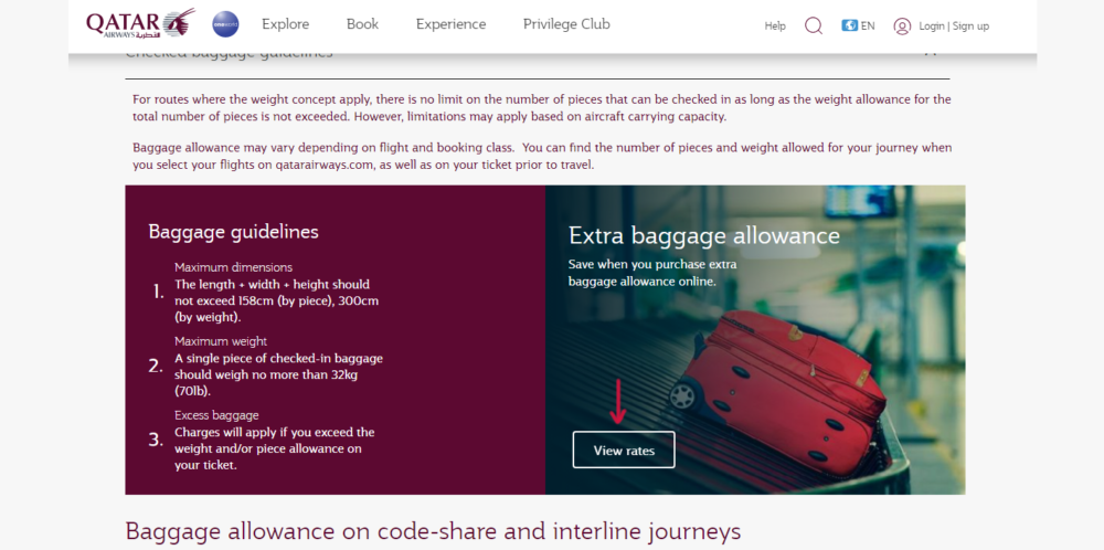 Can I Buy Extra Baggage On Qatar Airways? - Travelclosely