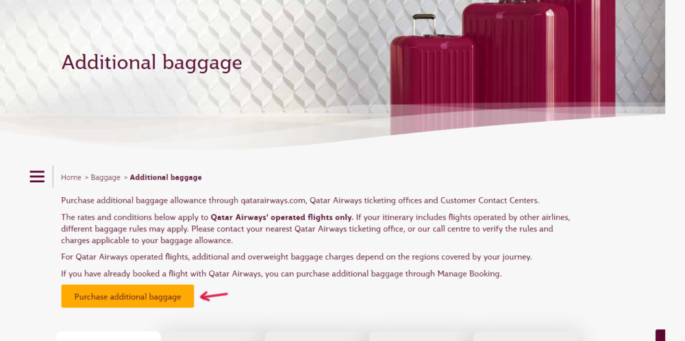 Can I Buy Extra Baggage On Qatar Airways? - Travelclosely