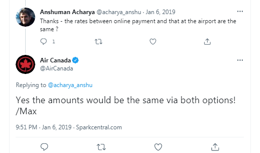 Can I Prepay Baggage On Air Canada- twitter thoughts-02