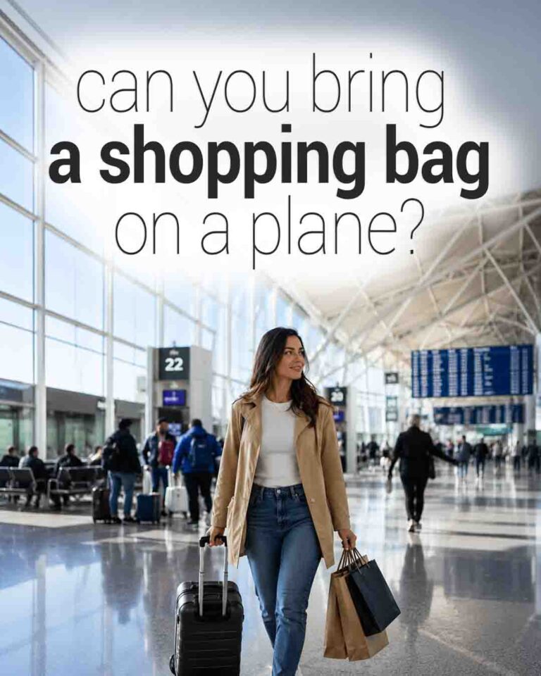 Can You Bring a Shopping Bag On a Plane? 2026