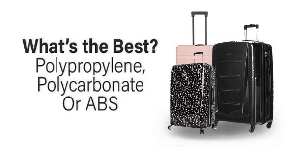 polypropylene or abs suitcase