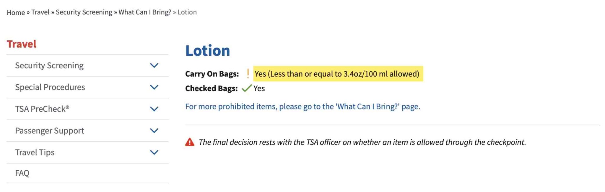 Can You Take Lotion On A Plane? 2024 TRAVELCLOSELY