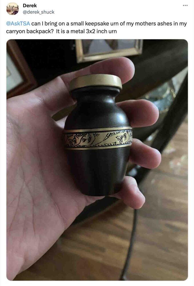 Can You Bring Ashes (Cremated Remains) On a Plane?