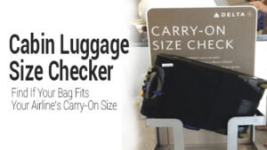Cabin Luggage Size Checker