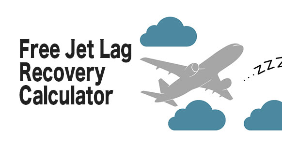jet lag recovery calculator