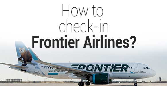 how to check-in frontier airline